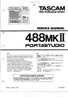 Tascam 488-Portastudio-Mk-II - Service Manual